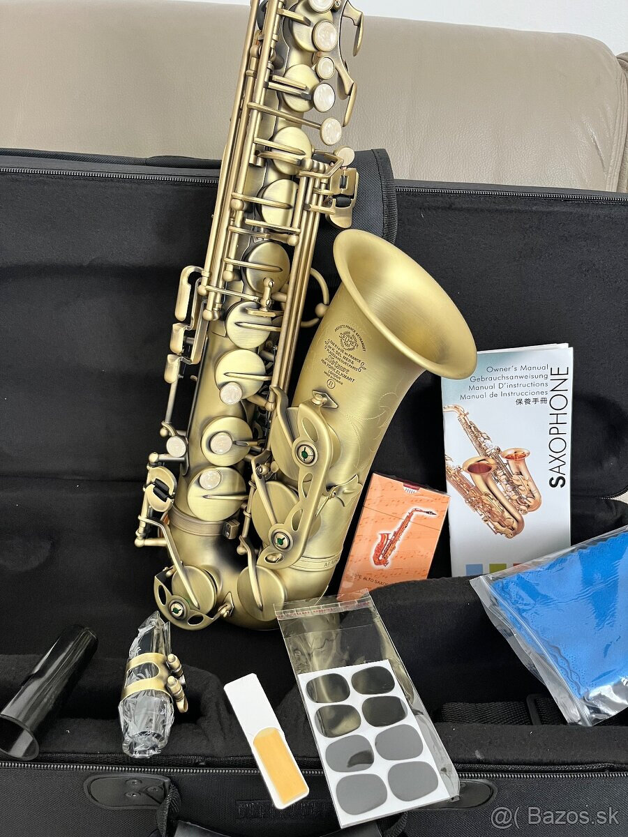 Predám nový alt saxofón kópia Selmer- Mark VI - nádherný zvu