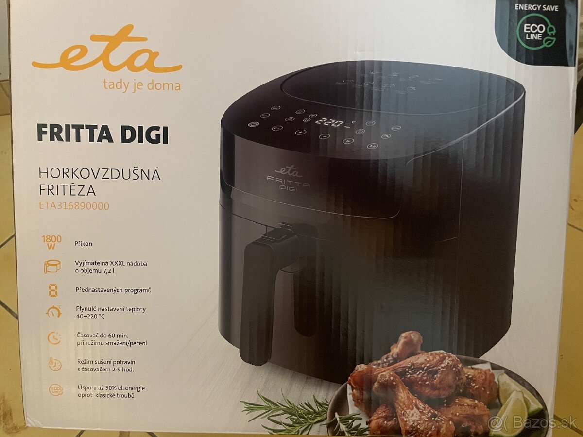 ETA Fritta Digi - teplovzdušná Fritéza (nová)