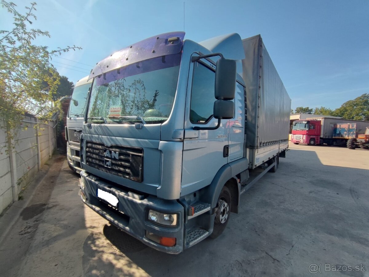 Valnik plachta MAN TGL 12.240 2005 176kw hydraulicke celo