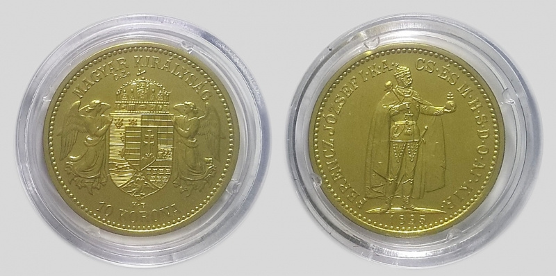 10 Koruna 1895 KB  CuZn  novorazba 2014