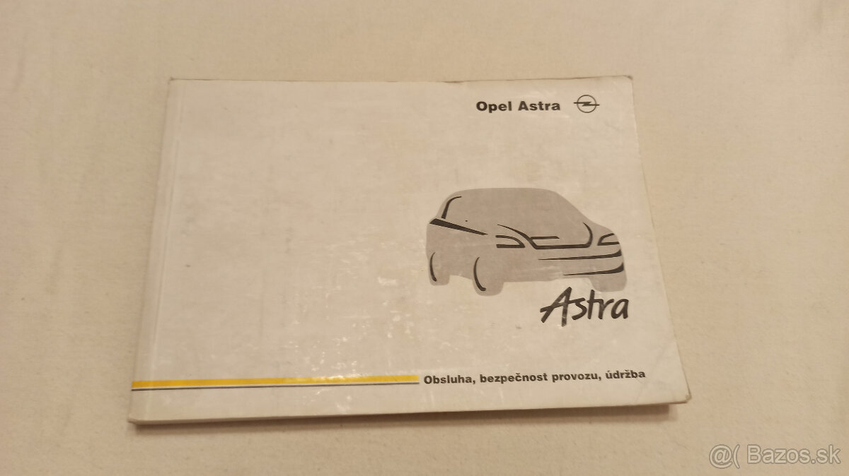 Opel ASTRA G - návod k obsluze příručka  (1998-2/2004)