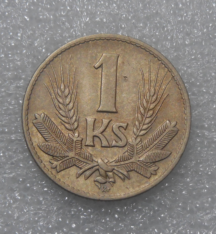 Mince: 1 Koruna 1942 varianta - Slovenský štát 1939-1945