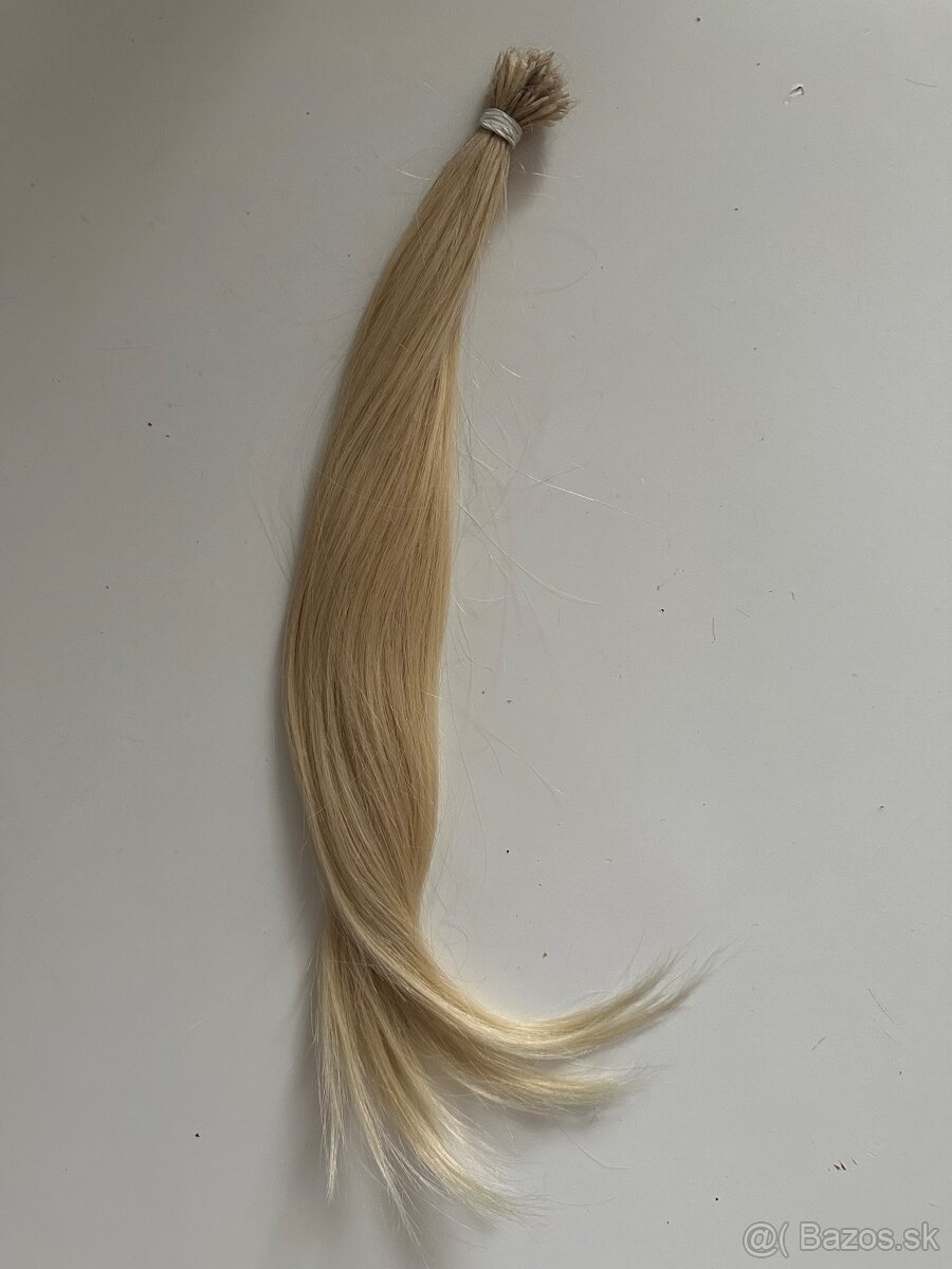 Ruské vlasy blond 42 cm