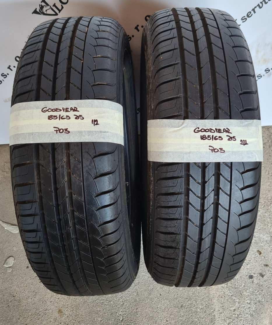 185/65 R15 GOODYEAR pár letných pneumatík