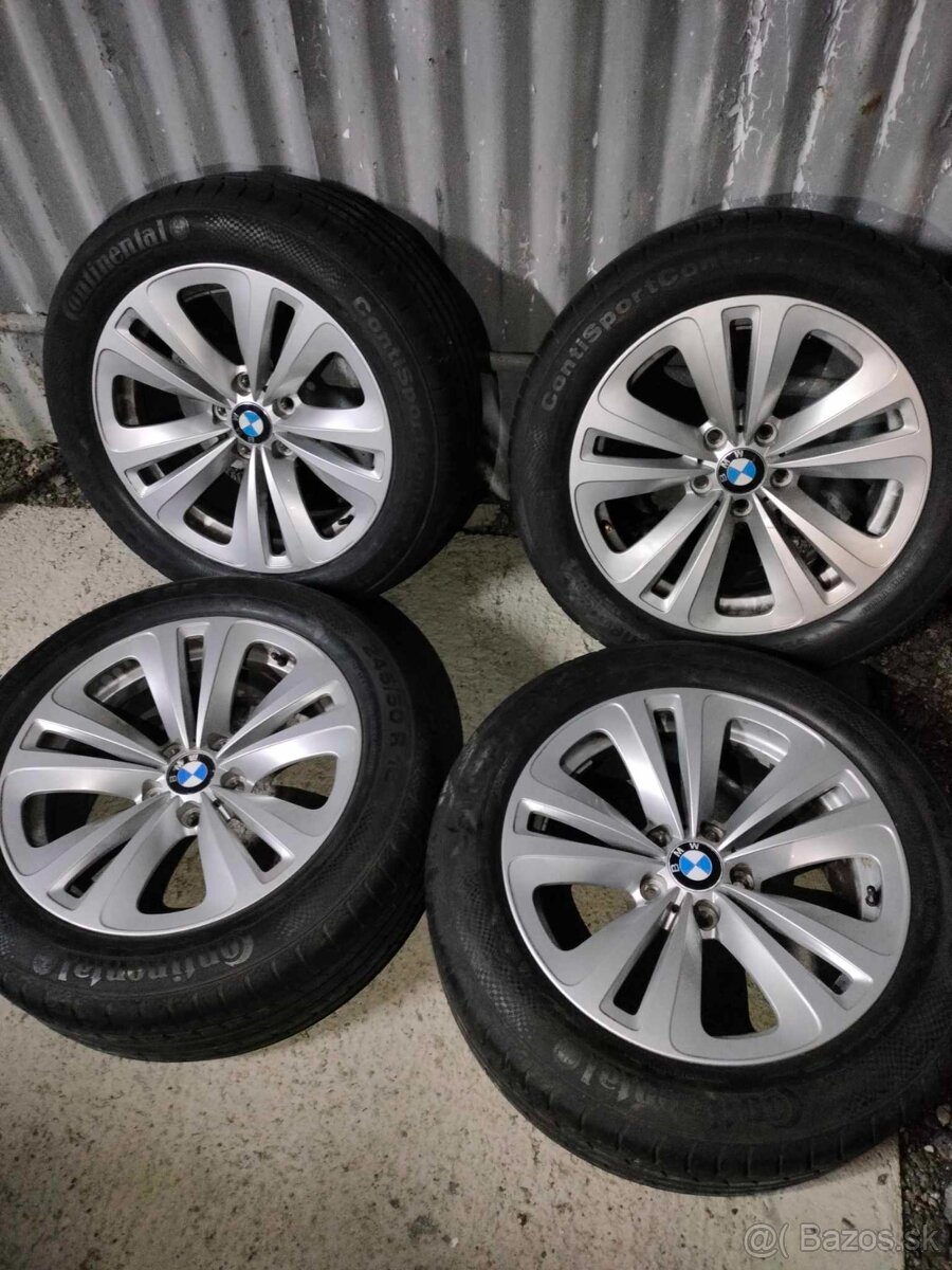 4ks alu disky orig. BMW 5x120 R18 pneu 245/50 R18 5mm