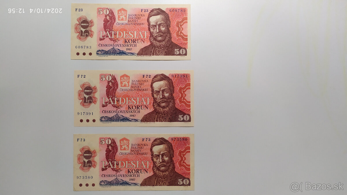 50Kčs 1987