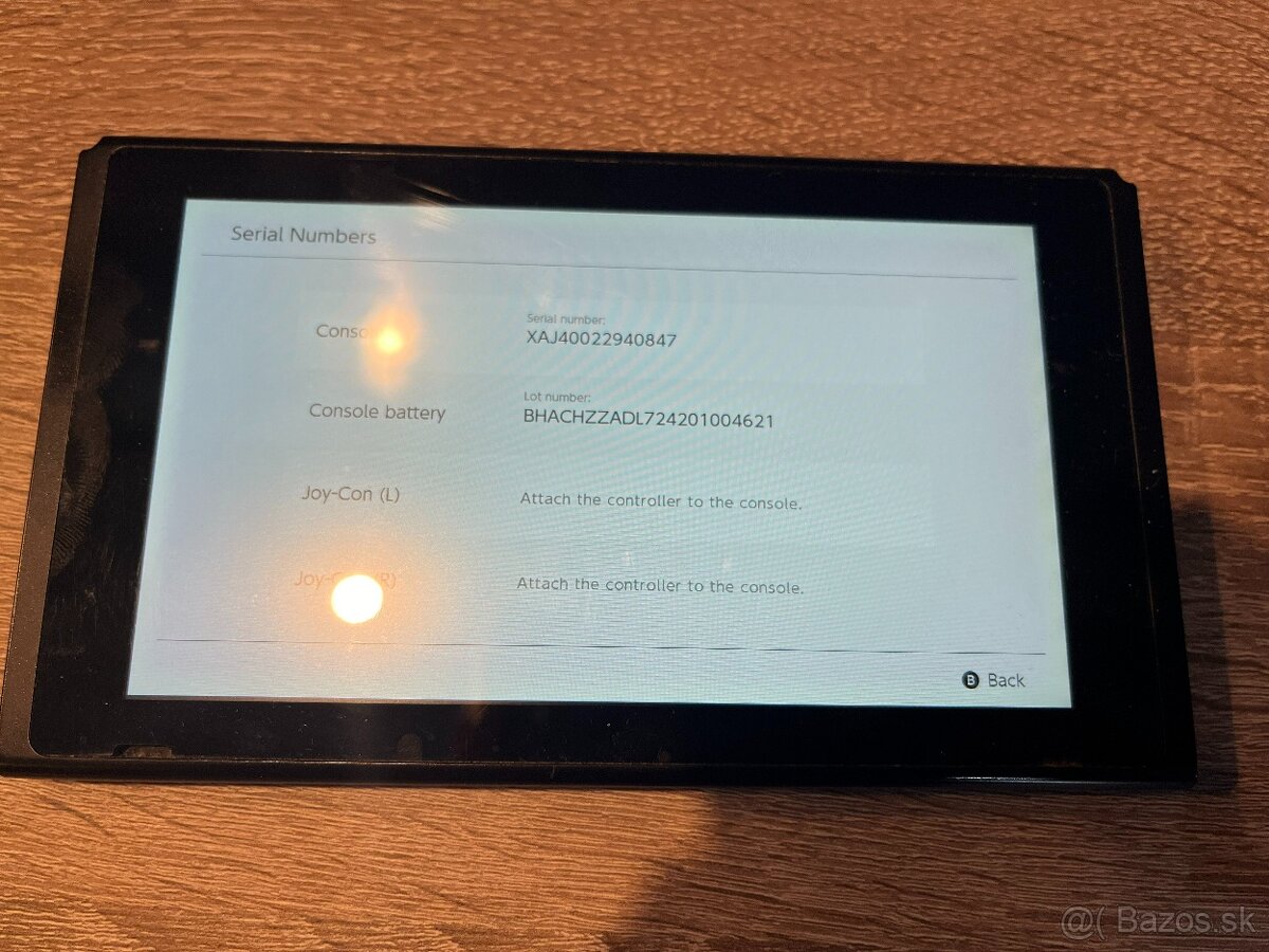 Nintendo switch V1 - lze upravit na CFW
