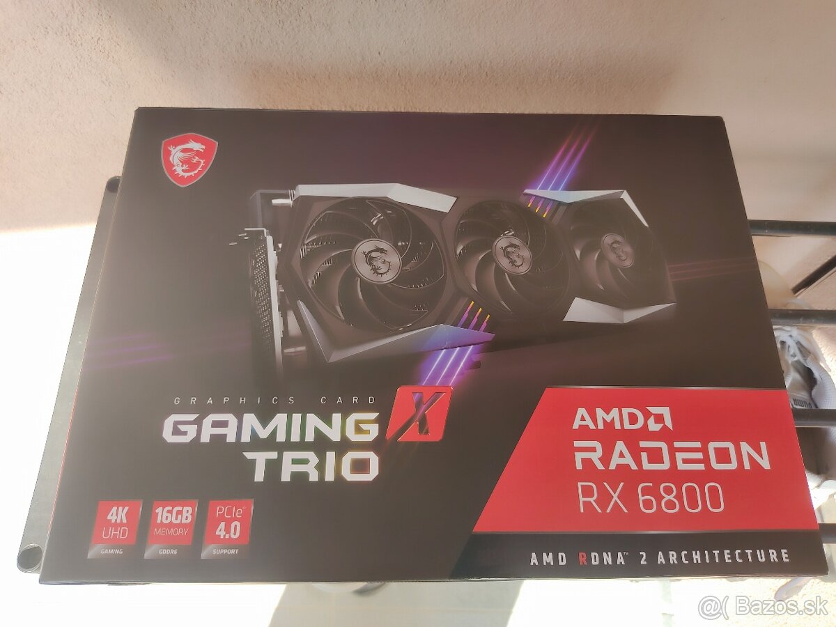 MSI Radeon  RX 6800 Gaming X 16GB