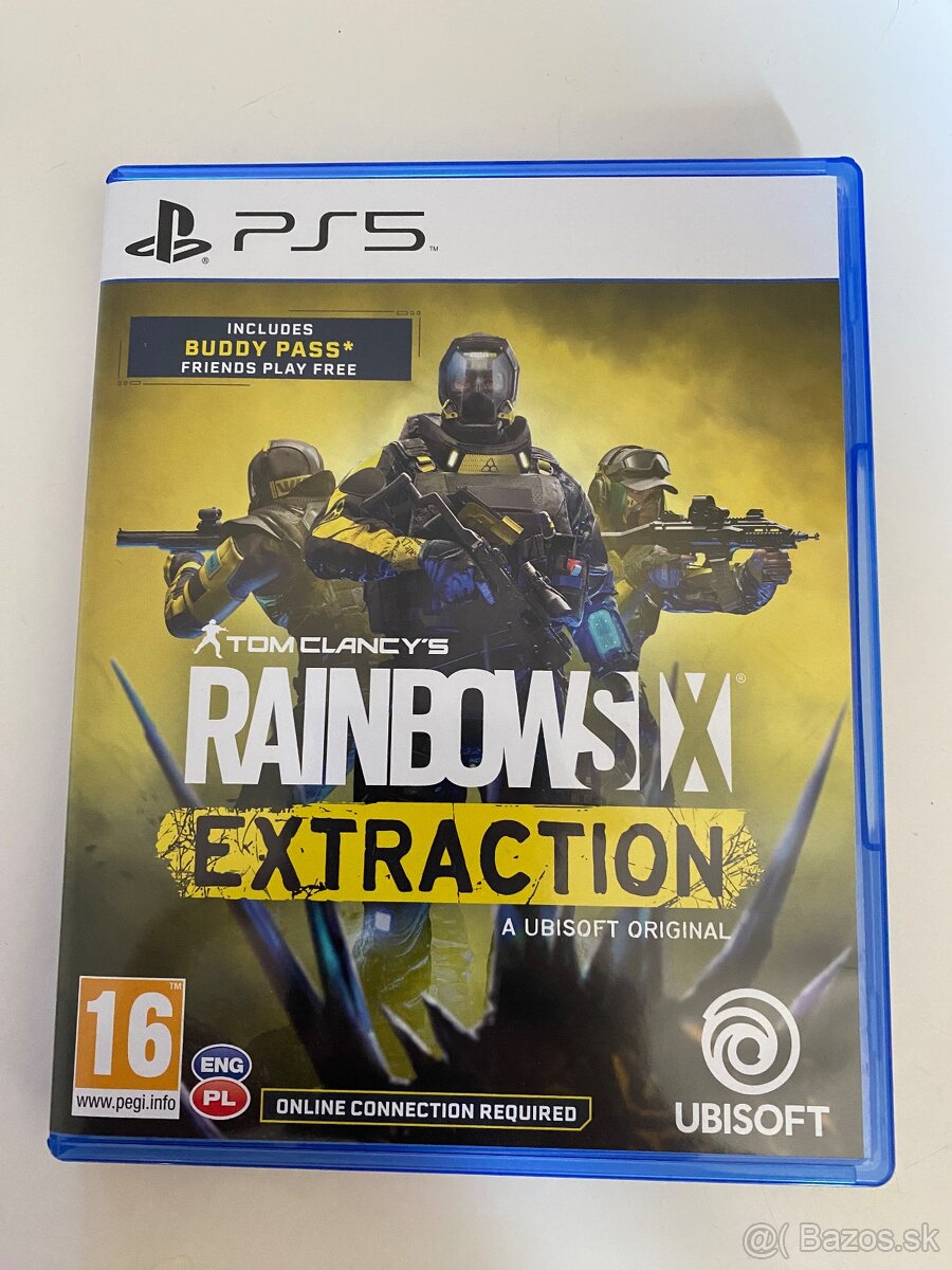 Predam hru PS5 RainbowSIX Extraction