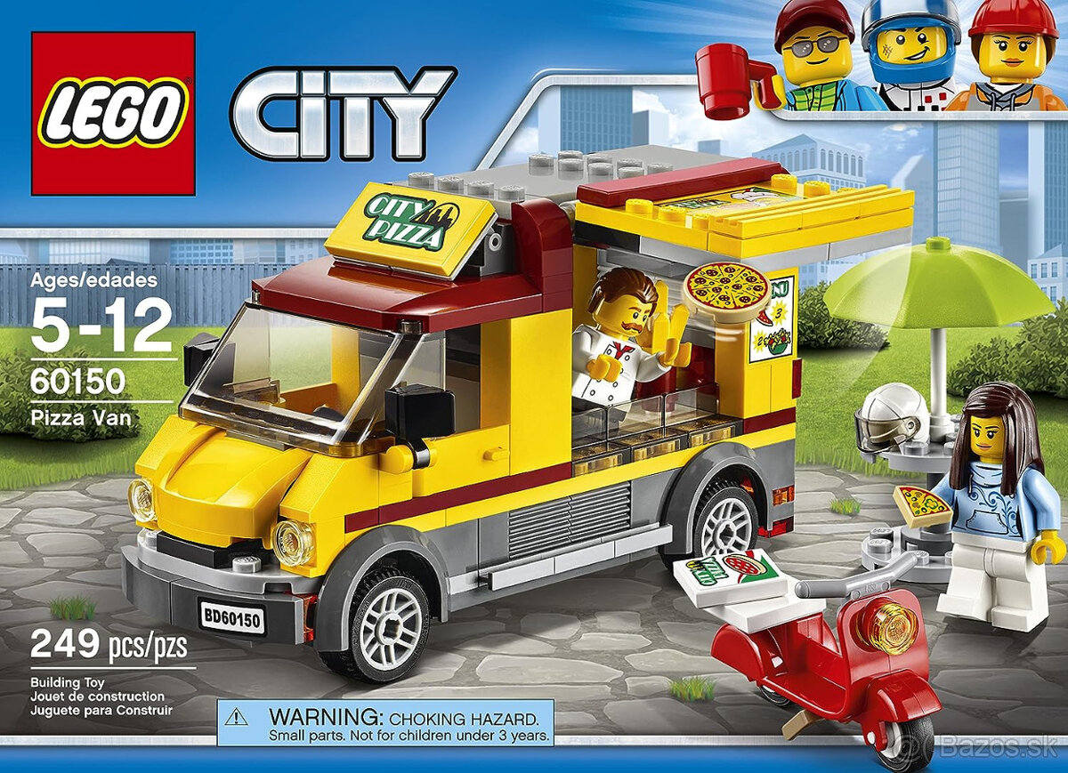 Lego City 60150 Dodavka s pizzou