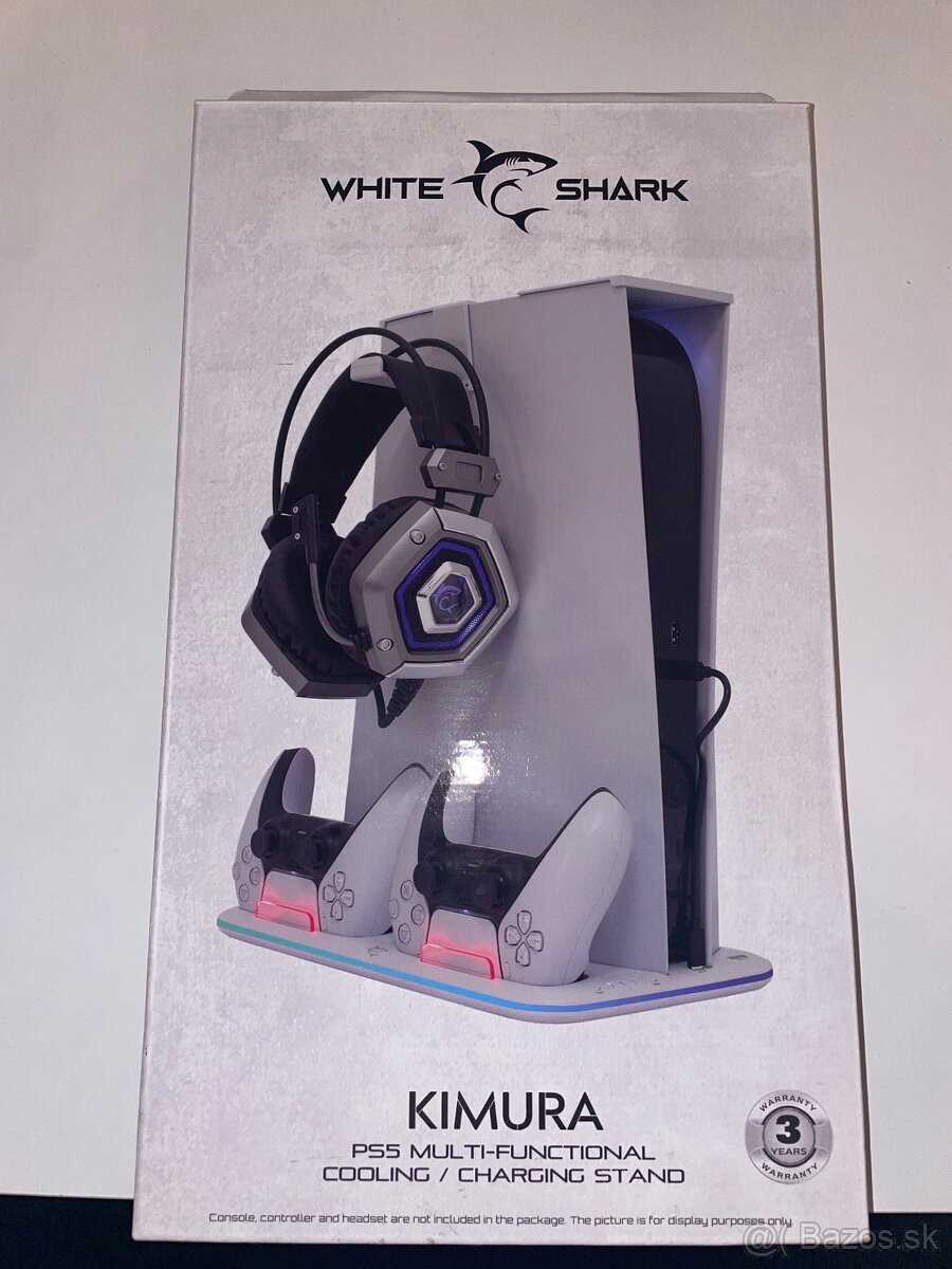 Multifunkčný stojan pre PS5 digital/disc White Shark Kimura