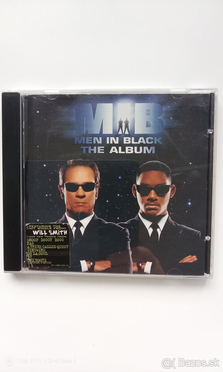 CD Soundtrack k filmu Men in Black