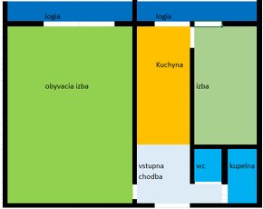 1,5 izbový byt, Ružinov Nivy - 10