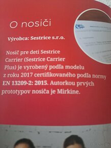 Nosič Sestrice Carrier Plus - 10