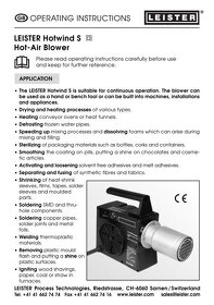 Leister HOTWIND S Hot Air Blower - 10