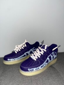 Nike Air Force 1 Low '07s QS Purple Skeleton Halloween REP - 10