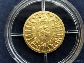 8ks - Investiční zlaté mince 1/25 Oz Český lev - 2017-2024 - 10