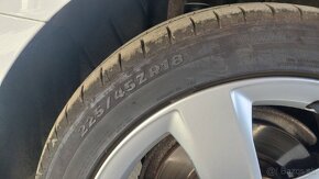 Predám disky Audi 5x112 R18 7,5J + pneu 225/45 r18 letné - 10