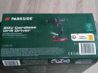 PARKSIDE® Aku vrtacka skrutkovač 20 V PABS 20-Li G8 - 10