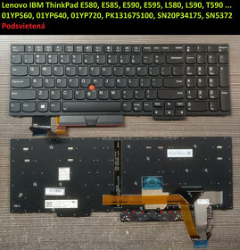 Klavesnice: Lenovo B550 / E540 / E550/ E580 / E520 E530 E545 - 10