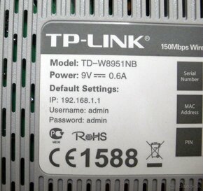 Predam DSL roite TP-LinkTD-W8951NB - 10