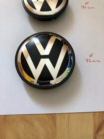 Stredové krytky VW priemeru 50,55,56,60,63,65,68,70,75,76 mm - 10