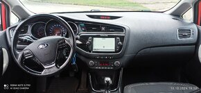 KIA Ceed SW 1.6 benzín 1 Majiteľ NAVIGACIA rok 12/2017 - 10