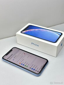 iPhone XR 128GB BLUE ORIGINÁL STAV + PRÍSLUŠENSTVO - 10