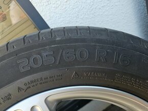 Originál Audi elektróny 5x112 R16 + letné pneu Michelin - 10