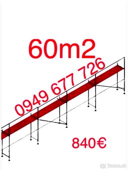 Predám stavebné lešenie pozink certifikované - 10
