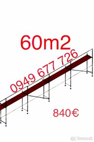 Predám lešenie stavebné lešenie certifikovane pozinkované - 10