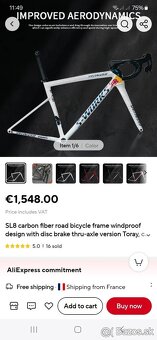 Najľahší tarmac sl8 6,45kg - 10