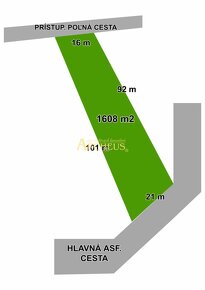 POZEMOK NA STAVBU RD, 1608 M2, HANUŠOVCE N. TOPĽOU - 10