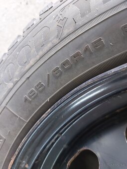 195/60R15 zimne pneu+senzory -4x108R15 disky FORD FIESTA - 10