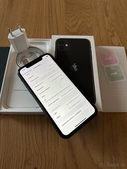 iPhone 11 128 gb black v záruke + komplet príslušenstvo - 10