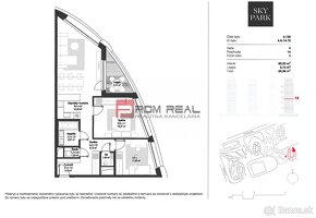 Na predaj 3 izbový byt Bratislava - Staré Mesto SKY PARK - 10