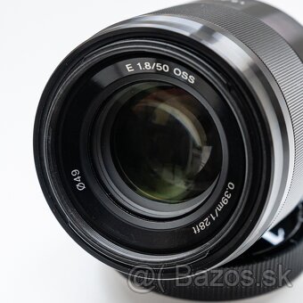 Sony 50mm F1,8 OSS + UV filter - 10