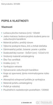 Detská postieľka s matracom - 10