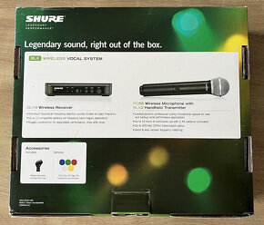 Shure BLX24/PG58 S8 - Bezdrôtový Mikrofón - 10