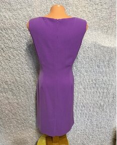 fialové púzdrové šaty veľ. 40 - 10