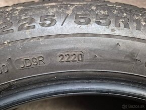 225/55 r17 zimné 4 ks DUNLOP dezén 8,9-8,8 mm DOT2020 - 10