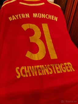 Originálny dres Bayern Mníchov 2011/12 – Schweinsteiger #31 - 10