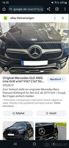 Mercedes predna maska,gril V167 AMG - 10