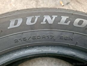 215/60r17 celoročné 4 ks DUNLOP dezén 6,8-5,6 mm DOT2021 - 10