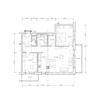 3-IZBOVÝ BYT, STUPAVA, ul. Jána Ondruša - novostavba, NA PRE - 10