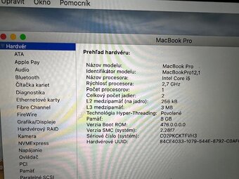 Apple MacBook pro 13” RETINA + obal /SUPER CENA/ - 10