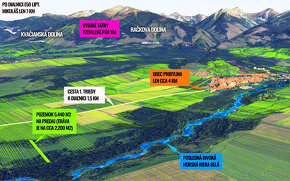 REKREAČNÝ 2-pozemok TATRY 8247m2 PRI OBCI, LESE A RIEKE Belá - 10