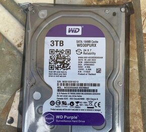 4 / 3 / 2 TB Western Digital Purple™ Red Pro™ - nepouzite - 10