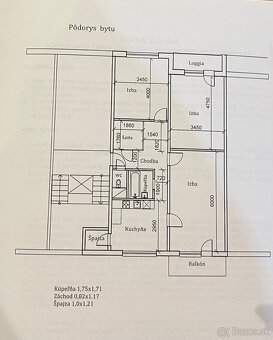 MH253-Na predaj veľký 3izbový byt s balkónom a loggiou - 10