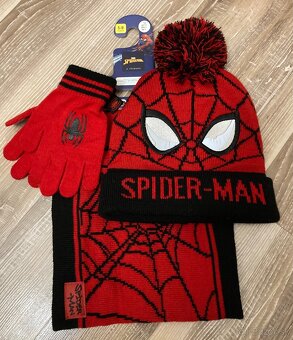 Set-nové/Detský zimný set Spider-man,čiapka,rukavice,šál - 10